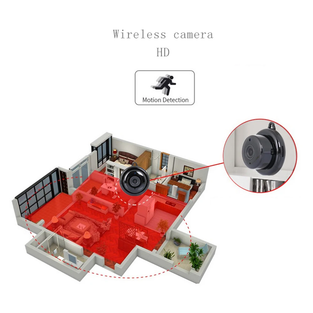 Wireless Mini WiFi Camera 1080P HD IR Night Vision Home Security IP Camera CCTV Motion Detection Baby Monitor Cam