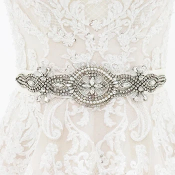 

Crystal And Rhinestone Bridal Belt Sash For Brides