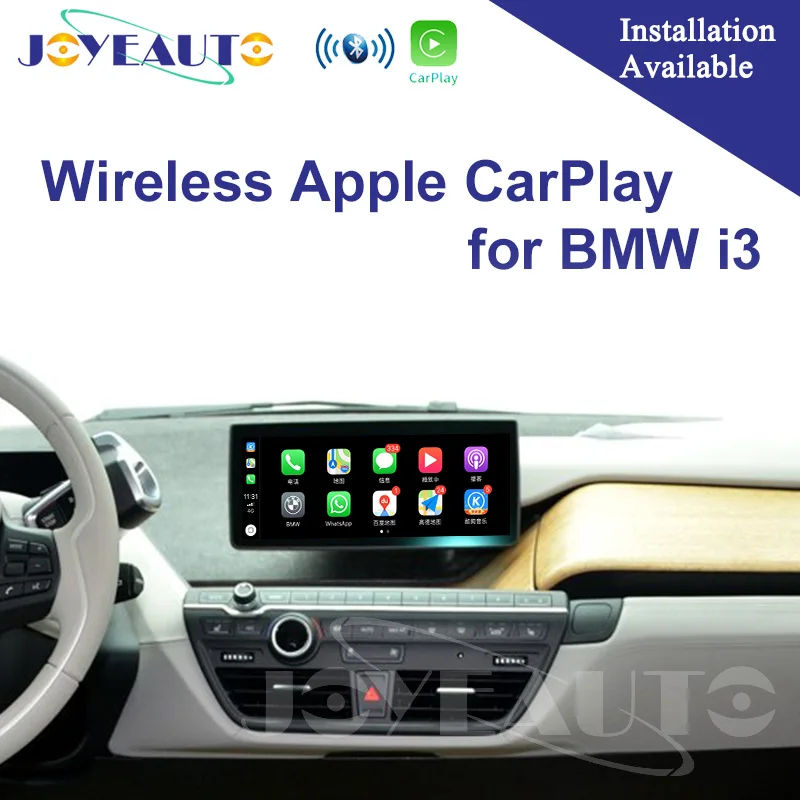 Joyeauto wifi беспроводной Apple Carplay Car Play Android Авто зеркальное зеркало модифицированный NBT i3 2013- для BMW Поддержка камеры заднего вида