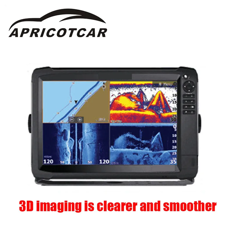 

APPICOTCAR Marine GPS Touch Screen Fish Finder 3D Radar Imaging Salvage Rescue Sonar Navigation Chart Drawing Salvage Shipwreck