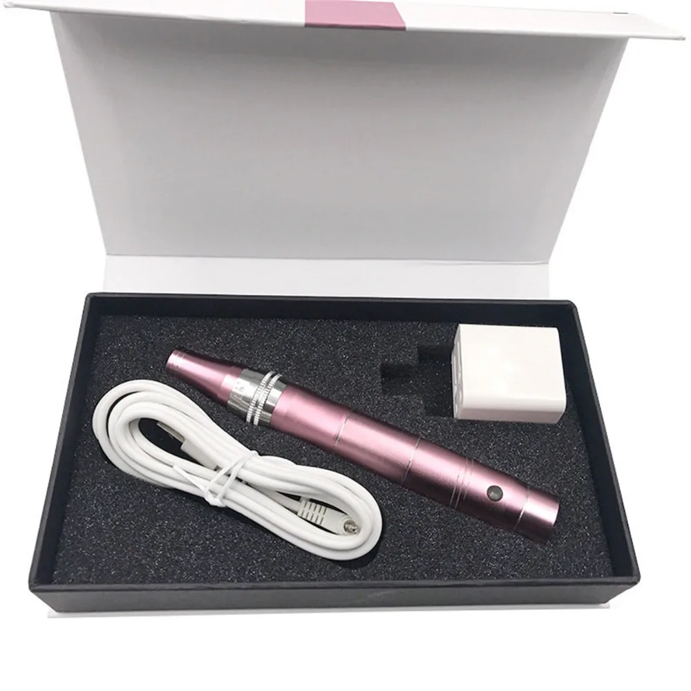 Profissional sem Fio Cuidados com a Pele Dermaing Elétrica Microblading Agulhas Tatuagem Arma Mesotherapy Dr. Caneta Kit 10 Cheap Utensílios de cuidado facial