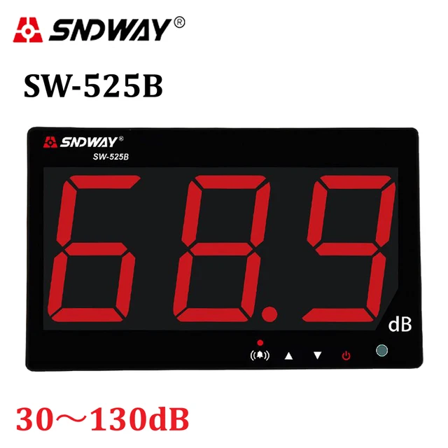 $US $65.99 Digital Sound Level Meters 30-130dB Data to PC via USB Wall hanging type Noise Decibel Monitoring T