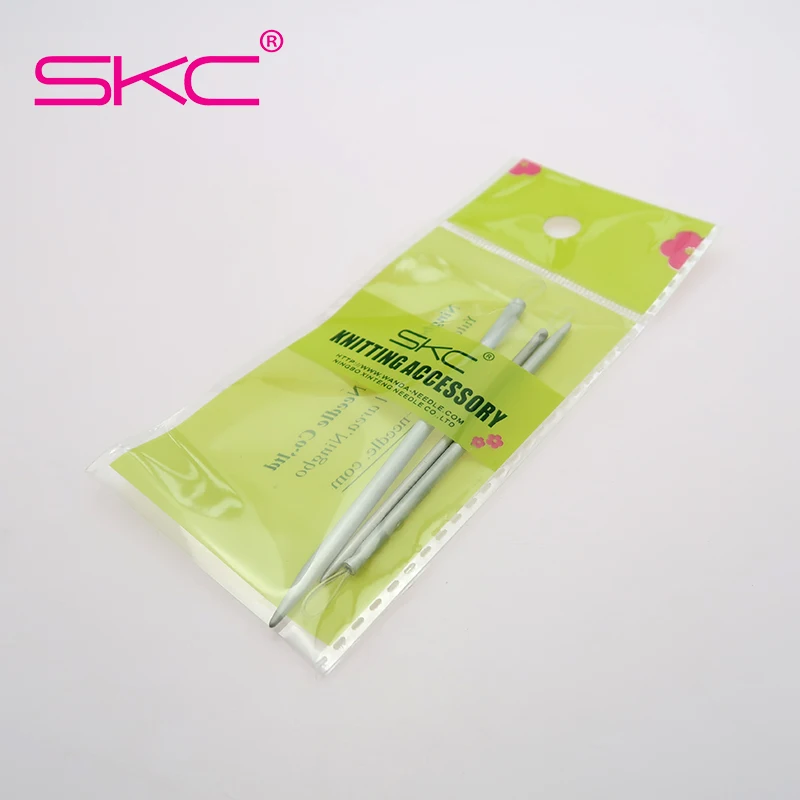 SKC 3pcs/set Nylon Wire Knitting Needles Big Eye Wool Thick Knitter Yarn Sewing Needles Apparel Sewing& Fabric Art Craft