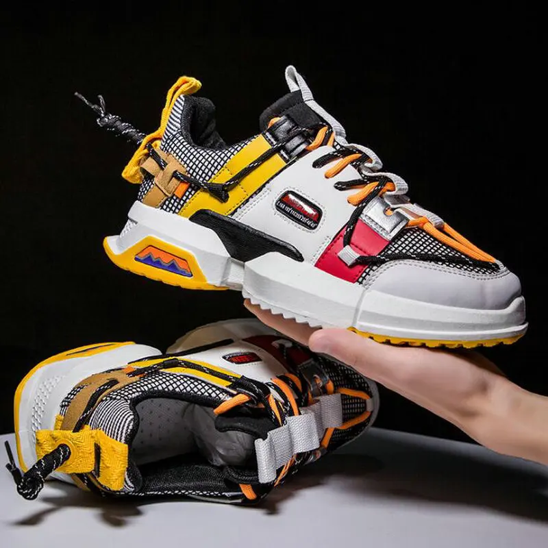 نمط جديد شبكة رياضية حذاء كاجوال للرجال سميكة أسفل أحذية رياضية المدربين Zapatillas Hombre ديبورتيفا A21-17Z نمط جديد شبكة رياضية حذاء كاجوال للرجال سميكة أسفل أحذية رياضية المدربين Zapatillas Hombre ديبورتيفا A21-17Z