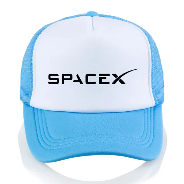 Spacex UFO Baseball Caps Fashion Summer Men Women Mesh cap Outer Space Rocket Elon Musk Sports