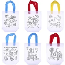 1pc For Children DIY Drawing Craft Color Bag Children Learning Educational Tools With A Safe Watercolor Pen For Baby Gifts