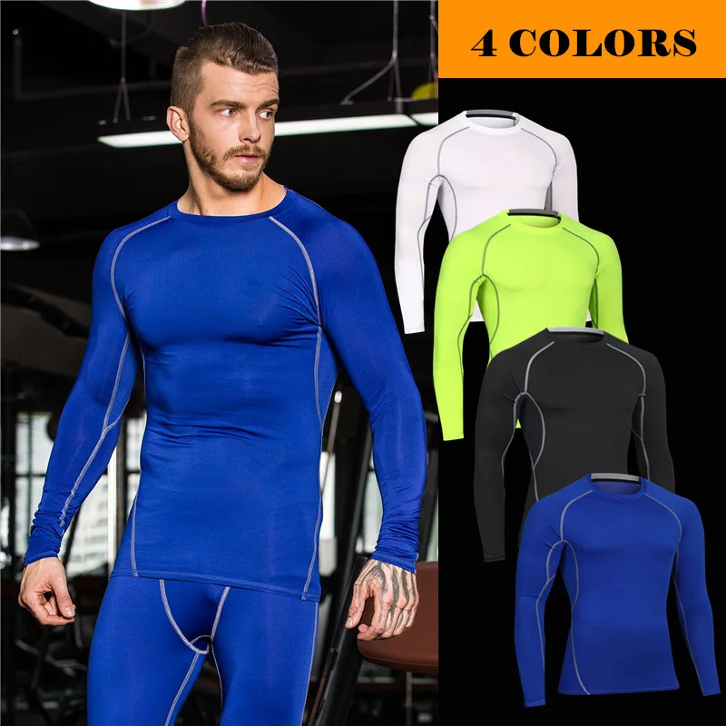 

MASCUBE Man's Compression Shirts Bodybuilding Skin Tight Short Sleeves Jerseys Fitness Jogging Training