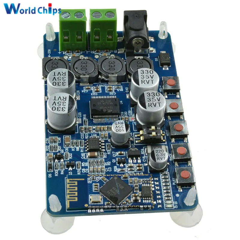 Беспроводной цифровой аудиоприемник Bluetooth 4 0 TDA7492P 50 Вт + Плата усилителя 2 1