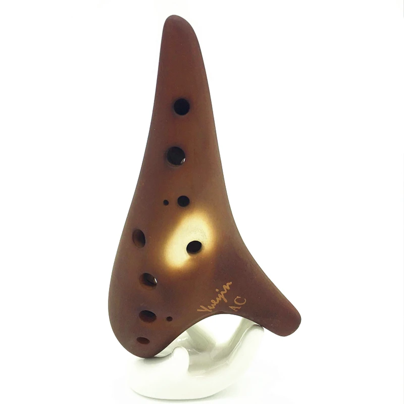 12 отверстий ocarina Zelda Alto C/Сопрано C F G флейта керамическая ocarina Instrumento musicales flauta profissional копченое сжигание 12 отверстий