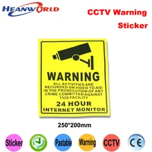 Heanworld 10 шт. CCTV Предупреждение ющая наклейка Предупреждение ющий знак для дома/магазина/фабрики