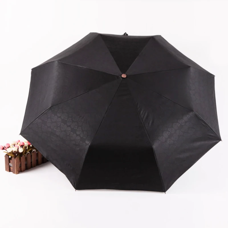 Мужской зонт, креативный стиль, металлический череп, голова в стиле панк, ветрозащитный, Сверхлегкий, защита от солнца, дождя, автоматический, 3 складных зонта, Женский Зонт от дождя