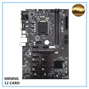 شراءلوحة رئيسية للتعدين جديدة B250 BTC لوحة LGA1151 CPU DDR4 ذاكرة 12 بطاقة USB3.0 لوحة رئيسية للتوسعة