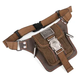 Belt bag Mini Retro Fashion Portable Waist Bag Purse Wearable Vintage Canvas Leisure Tourism Waist Packs Tactical fanny pack 1