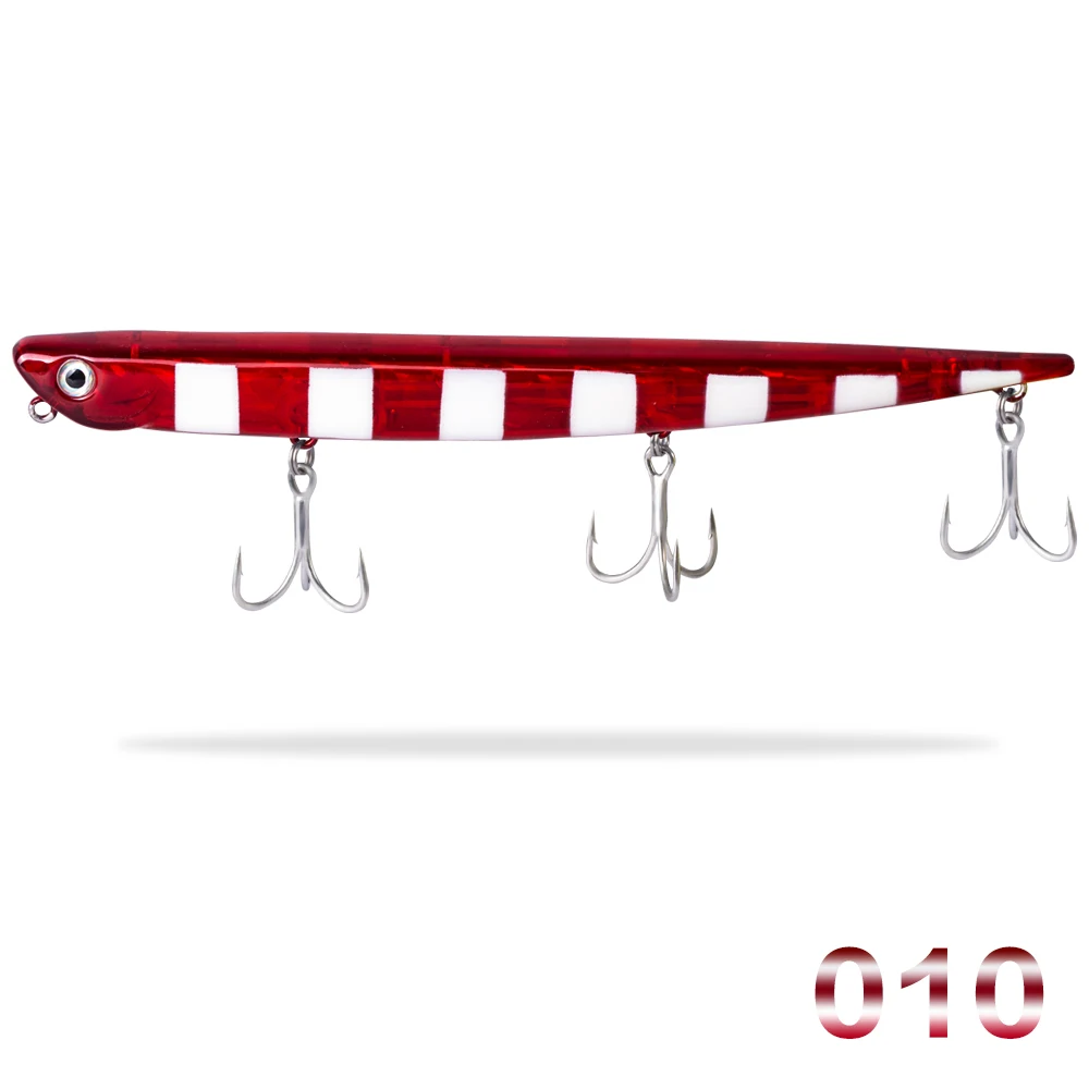 Hunthouse leurre stickbait bay ruf manic морская рыболовная приманка-карандаш Тонущая 99 мм 18,5 г 155 мм 31,5 г крючок происхождения для морского окуня - Цвет: 010