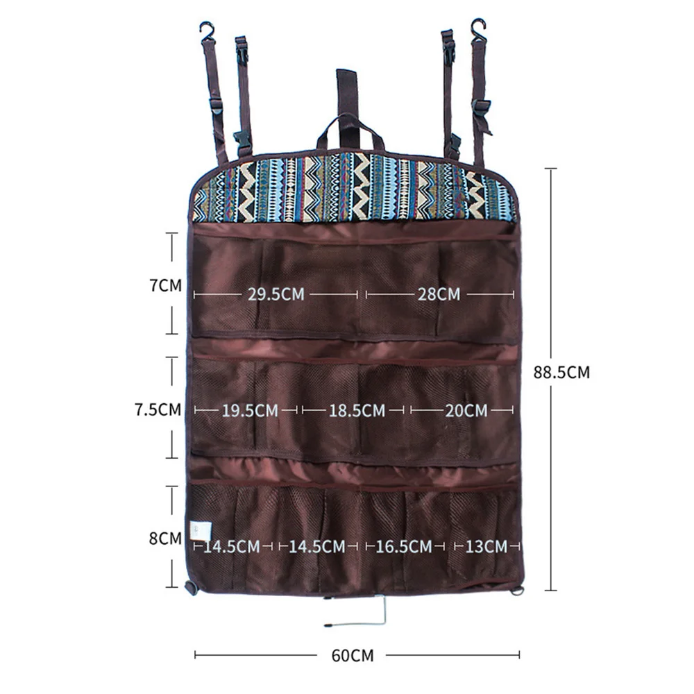 На открытом воздухе сетка для хранения подвесная карманы тент для путешествий, кемпинга инструменты складная Бытовая сумка для хранения стене висит мешок