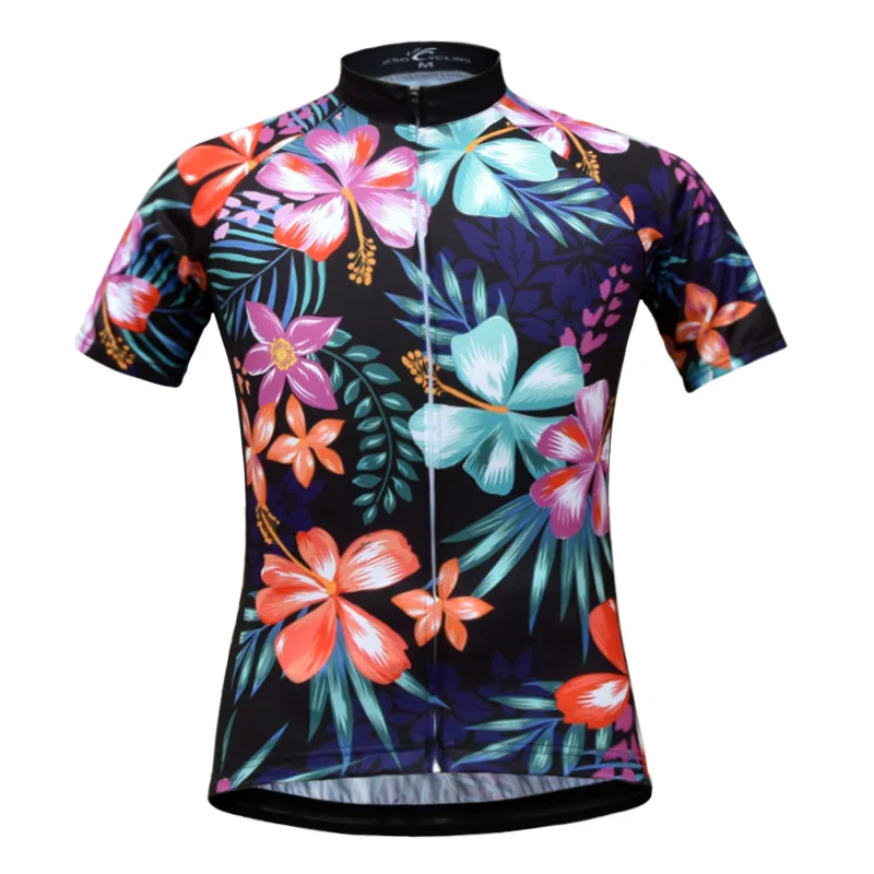 Летняя женская футболка для велоспорта, быстросохнущая одежда для велоспорта с коротким рукавом, одежда для велоспорта с полной длиной молнией