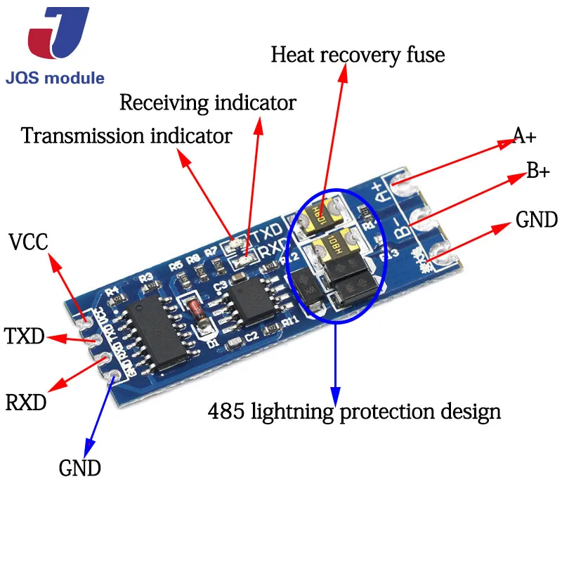 Ttl поворот RS485 модуль 485 на последовательный уровень UART оборудование автоматического управления потоком