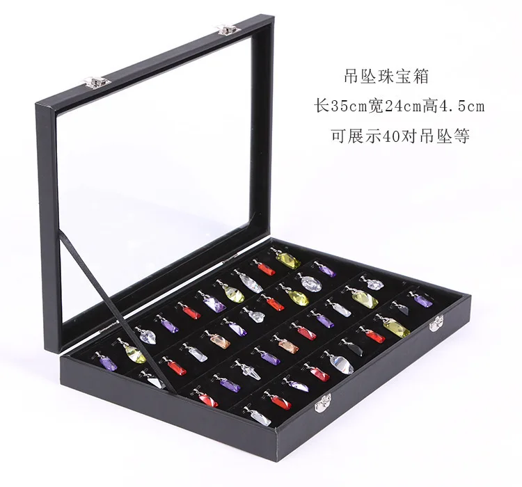 Jewelry Display Time-limited Joyero Organizador Free Shipping 2019 New Belt Cover Glass Jewelry Box Display Ring
