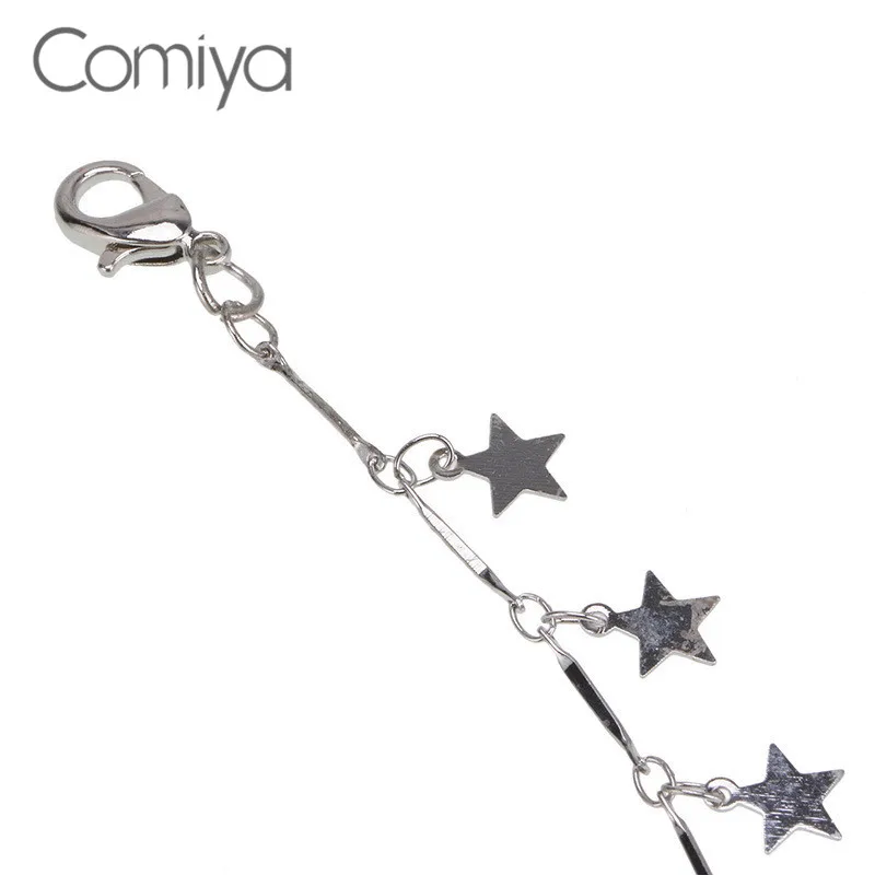 Женское колье чокер Comiya винтажное ожерелье из цинкового сплава со звездами - Фото №1