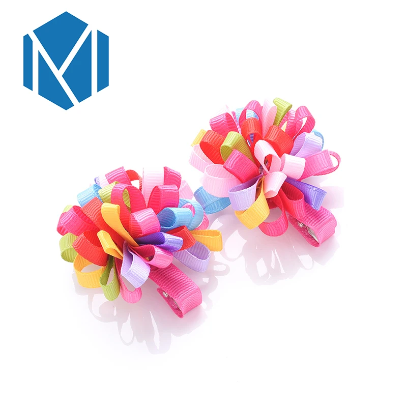 

2019 1Lot=2Pcs Hair Accessories Girls Hair Clips Children Hairpin Baby Rubber Bands Kids Cute Elastic Hair Bands Lovely Headwear
