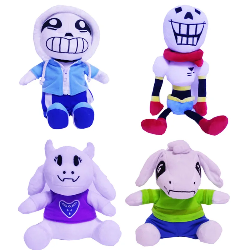 

Fast shipping!30CM Undertale plush Papyrus Undyne Alphys MTT SANS flower Miss Spider Toys Animation Plush Dolls For Kids gift