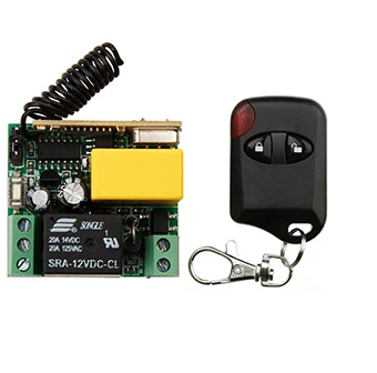 

New AC220V 1CH 10A Remote Control Light Switch teleswitch Relay Output Radio Receiver Module and cat's eye Transmitter