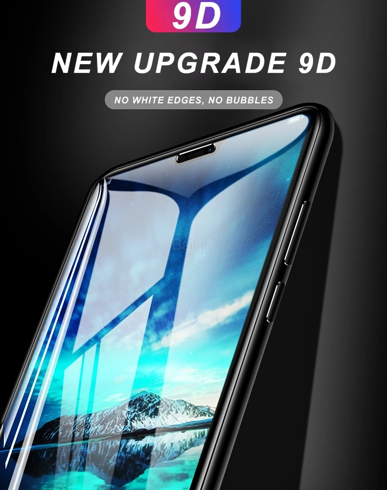 Стекло Baixin 9D для huawei 9E 9S V20 Защитное стекло Y6 Y7 Pro Y9 P Smart 2019 honor 8A 10 Lite Nova4 Enjoy9 magic2 |