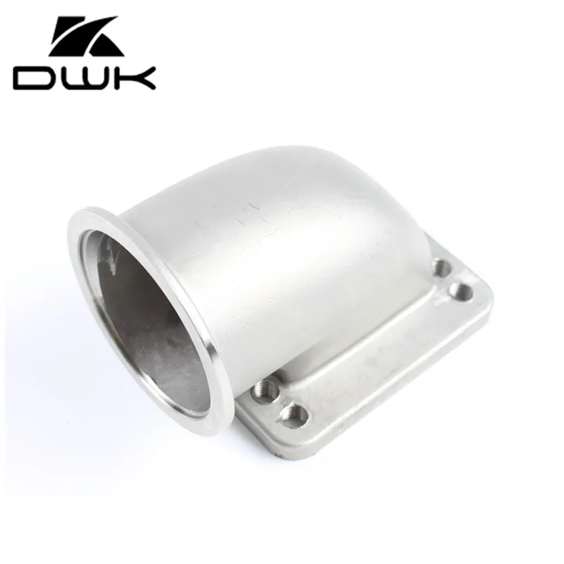 

2.5'' Vband 90 Degree Turbo Elbow Adapter 304 SS Cast For T3 T4 Turbocharger