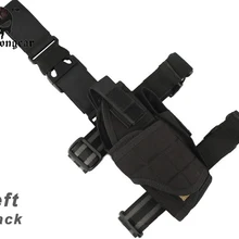 EmersonGear Tornado универсальная тактическая кобура бедра кобура правая и левосторонняя кобура для всего пистолета черный EM6207