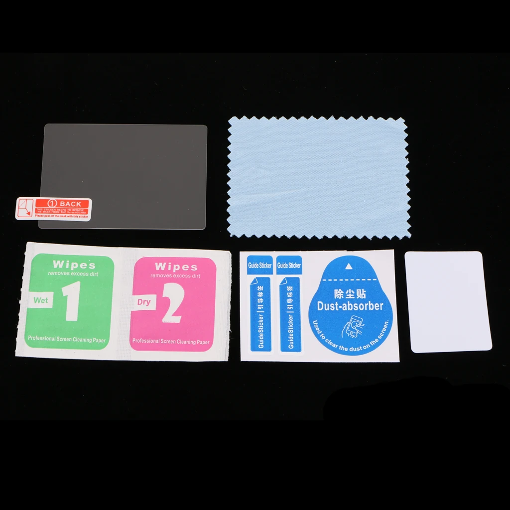 For Fujifilm X-Pro 2 LCD Display Screen Protector Set Kit Tempered Glass Film 0.33mm Ultra-thin High Sensitivity