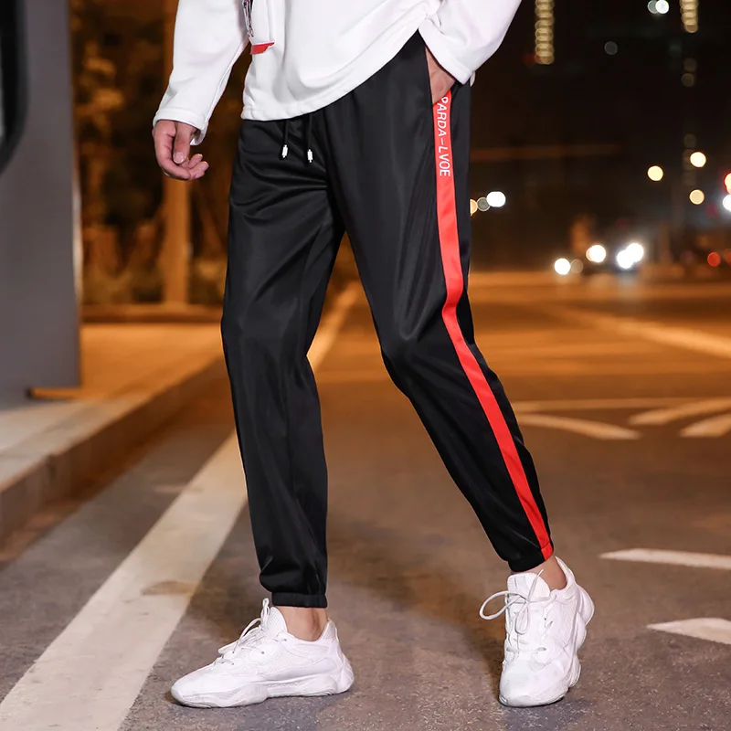 winter plus velvet skinny pants men new casual pants men's large size compression pants men long office trouser