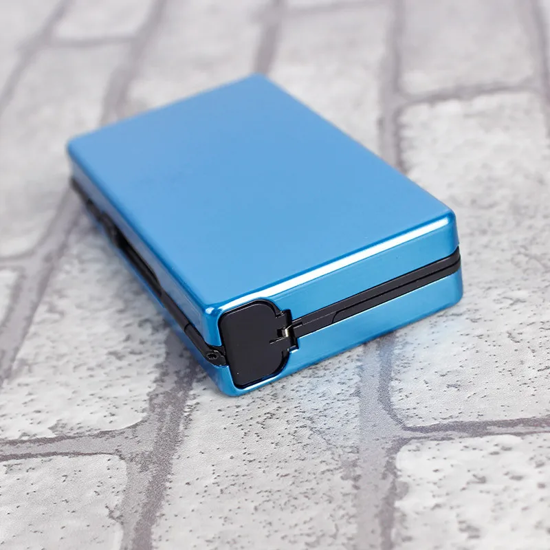 Алюминиевый Влагостойкий Чехол для сигарет 10 шт. держатель карманная коробка