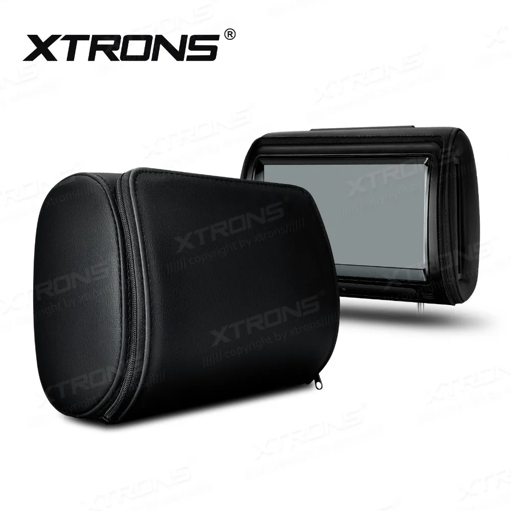 XTRONS 2 шт. 9 ''монитор Автомобильный подголовник dvd плеер 1080P видео сенсорный