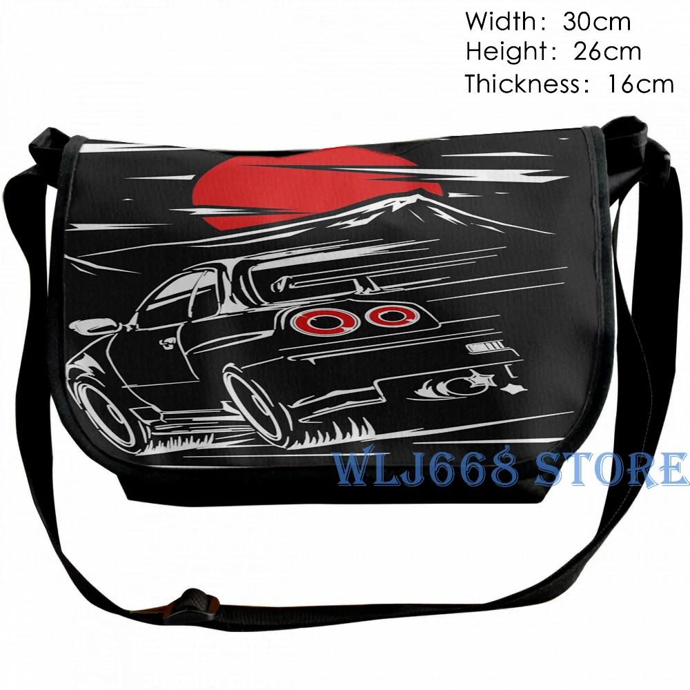 Забавные графические сумки с принтом через плечо для женщин Nissan Skyline GTR 34 Haruna рюкзак на одно плечо для путешествий для мужчин спортивная сумка