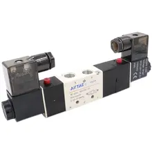 Alta qualidade Pneumática Solenóide Elétrica Válvula de Ar 5 Maneira Posição 3 4V230C-08 DC12V DC24V AC110V AC220V