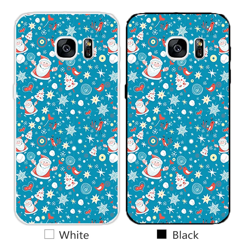 Для samsung Galaxy S7 Edge чехол 5,5 ''чехол силиконовый чехол рождественский сезон дизайн сумка в виде ракушки для samsung S7edge G935F чехол для телефона - Цвет: 01