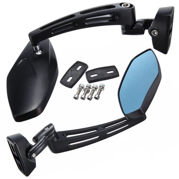 

Motorcycle Rear View Light Blue Mirrors Fit for Yamaha YZF R1 R6 CONVEX Mirrors