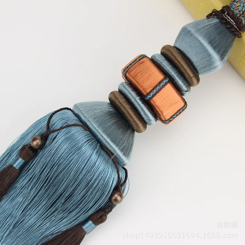 

Single Ball Rocket European Top-grade Curtains Tiebacks Hanging Ball Tassel Belt Tied The Rope A Decorative Hanging Hooks