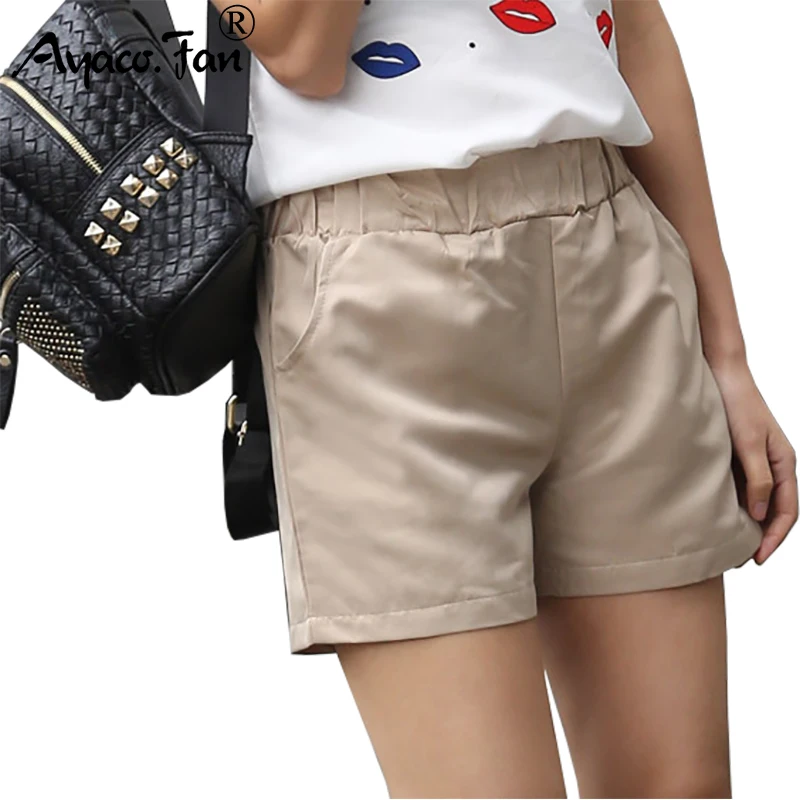 Женские шорты Новинка лета 2019 однотонные Мягкие Шорты бойфренды для девочек