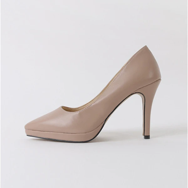 Женская обувь на высоком каблуке; брендовые весенние женские туфли-лодочки; вечерние туфли для работы с острым носком размера плюс; офисные женские модельные туфли; женские туфли-лодочки - Цвет: PatentLeather Pink