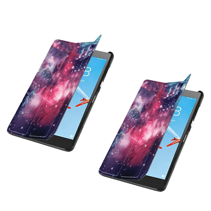 Продажа Цветной рисунок ультра тонкий кожи Folio Stand Tablet чехол для lenovo Tab E7 TB 7104F N 7\