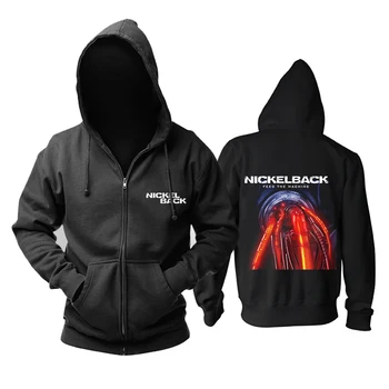 

Bloodhoof NICKELBACK band Canadian Rock Band zipper hoodie Asian Size