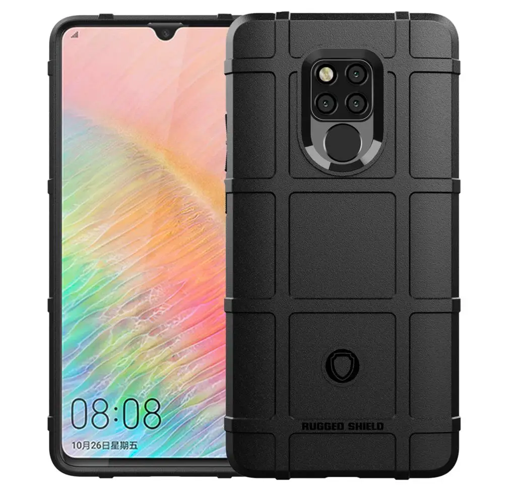 

Carbon Fiber Silicone Phone Case Huawei Mate 20 X Case Rugged Armor Shock Absorption Shockproof Case For Huawei Mate 20X 5G Case