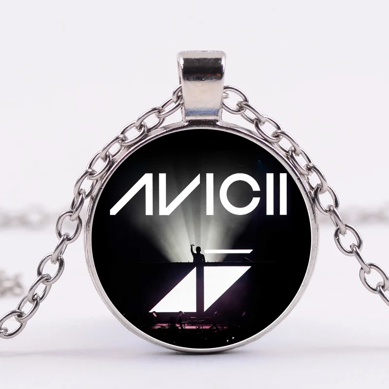 Кулон SONGDA A God ожерелье Avicii логотип ювелирные изделия DJ Тим Берлинг стеклянное