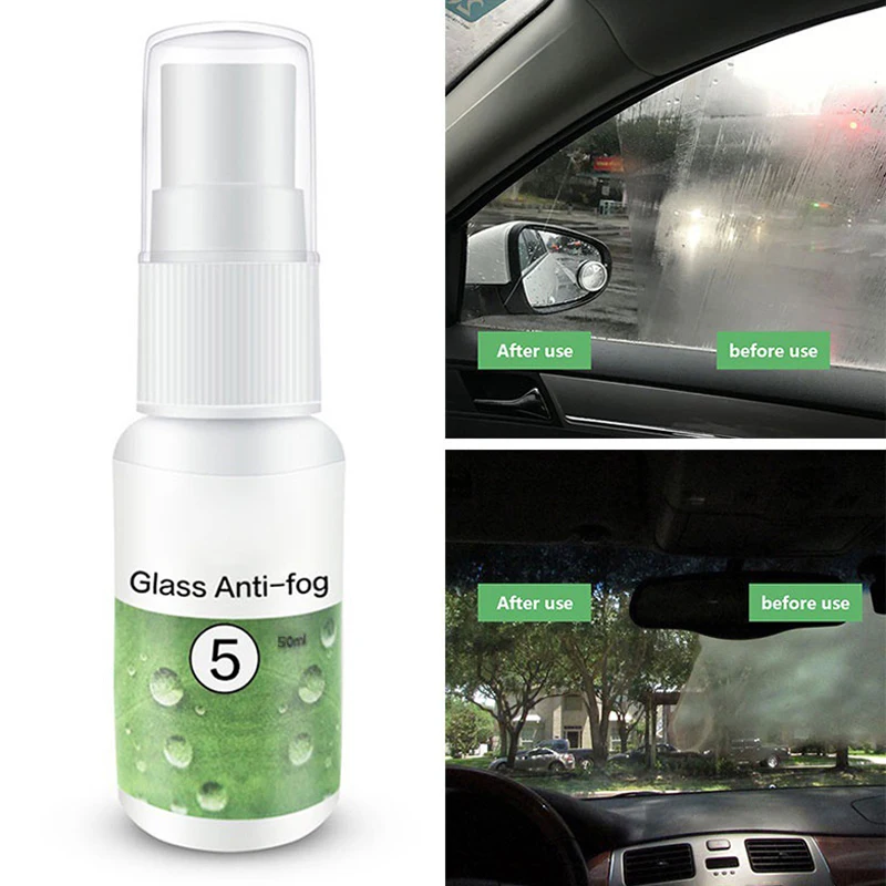 For Glass Anti-fog Driving Maintenance Sponge 50ml Side Window Coating