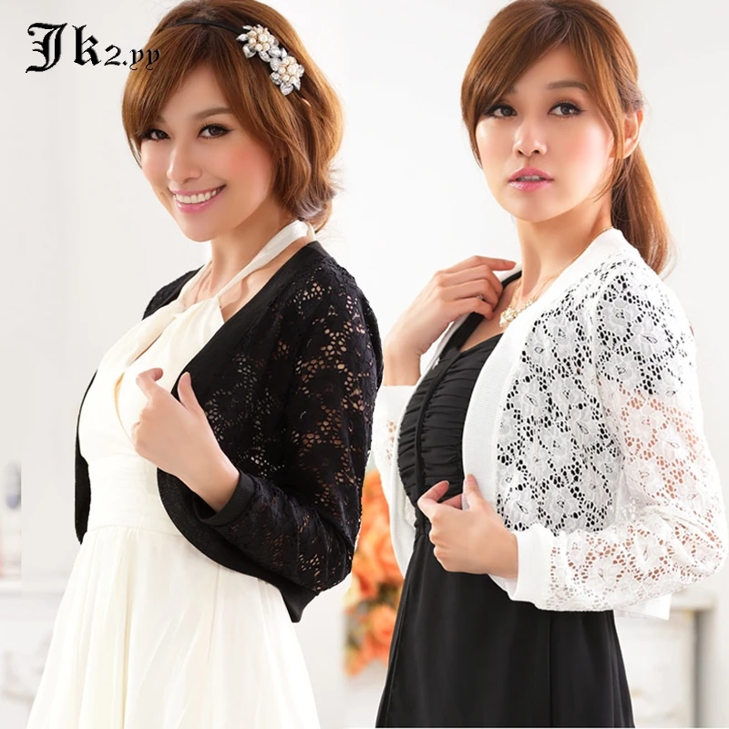 black lace jacket plus size