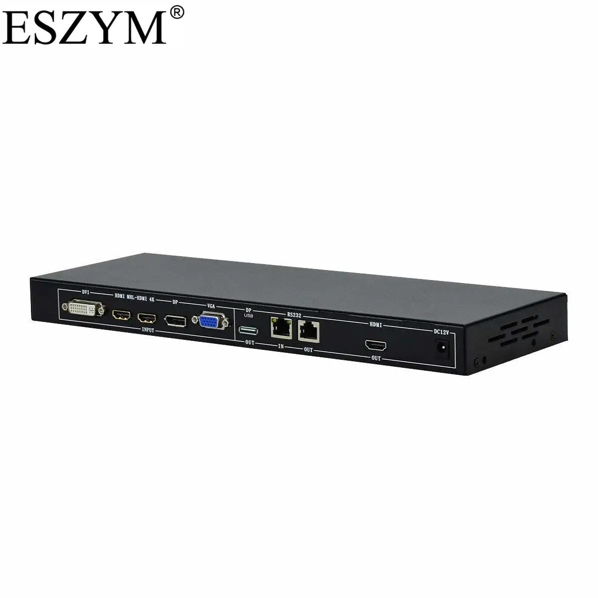 ESZYM видео вращающаяся коробка поддержка HDMI DP DVI VGA Видео входы 90 или 270 градусов изображение флип для вертикального экрана дисплей