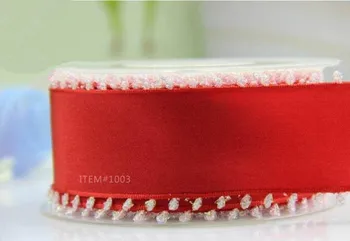

38mm(1-1/2") Christmas Xmas wired edge ribbon 25yards roll