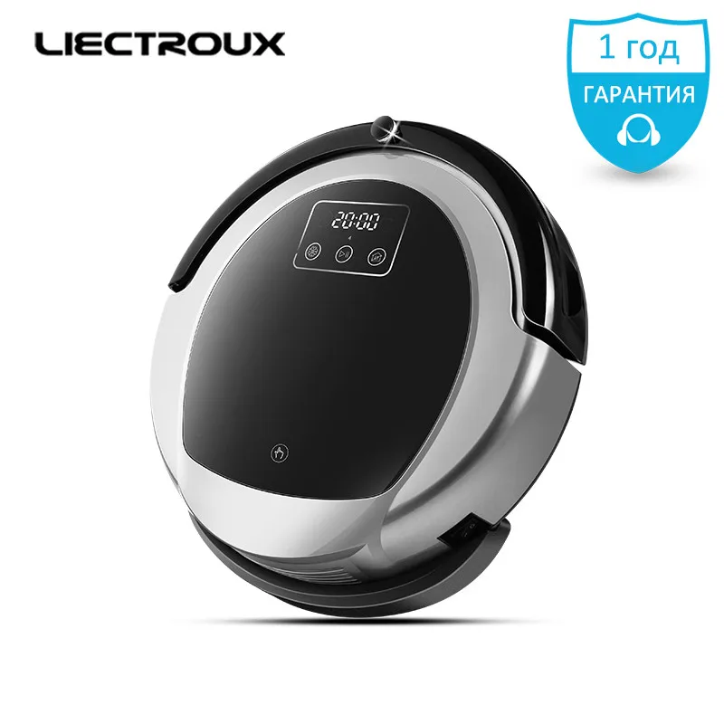 LIECTROUX B6009 Робот Пылесос wifi гироскоп Навигация картография влажная и сухая уборка