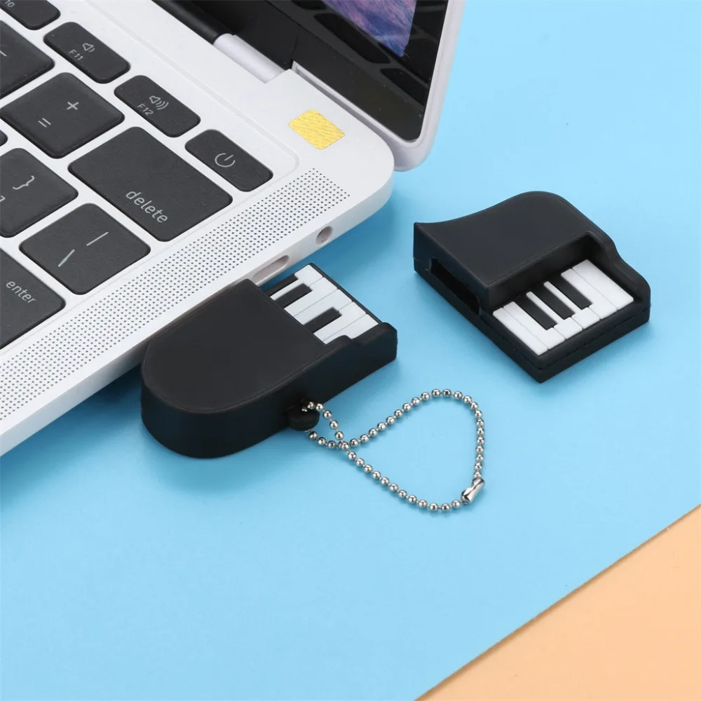 64 GB USB мультяшное пианино форма цветка необычный дизайн модель Флэш-карта памяти, носитель ручка У диска 4,4